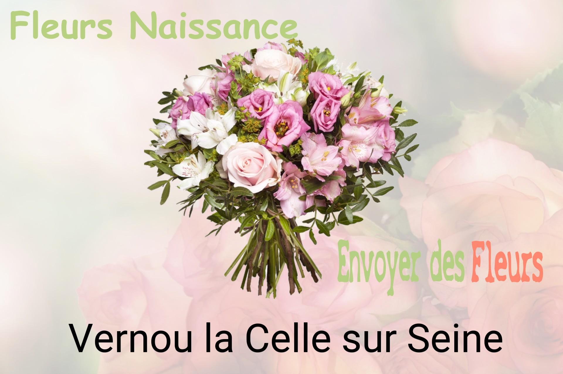 Bouquet de fleurs de naissance livré à Vernou-la-Celle-sur-Seine