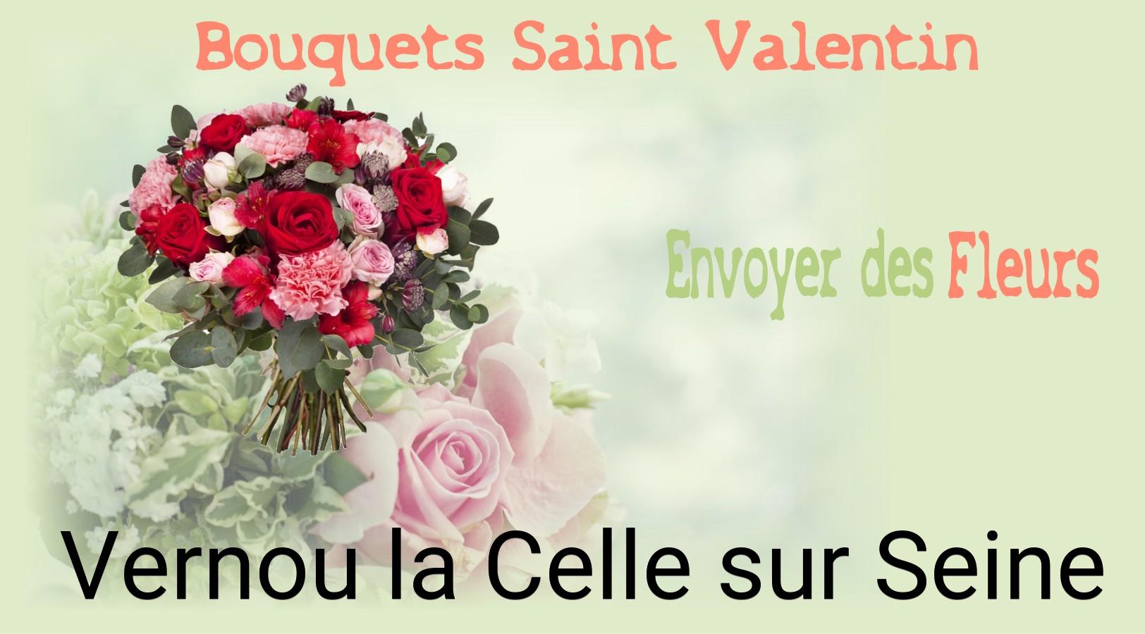 Roses de Saint-Valentin livrées à Vernou-la-Celle-sur-Seine